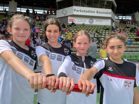 WU12 Staffel beim Pfingstsportfest