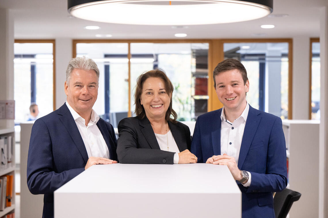 v.l.n.r. Rolf Dubbel, Claudia Döring, Max Köhler v.l.n.r. Rolf Dubbel, Claudia Döring, Max Köhler